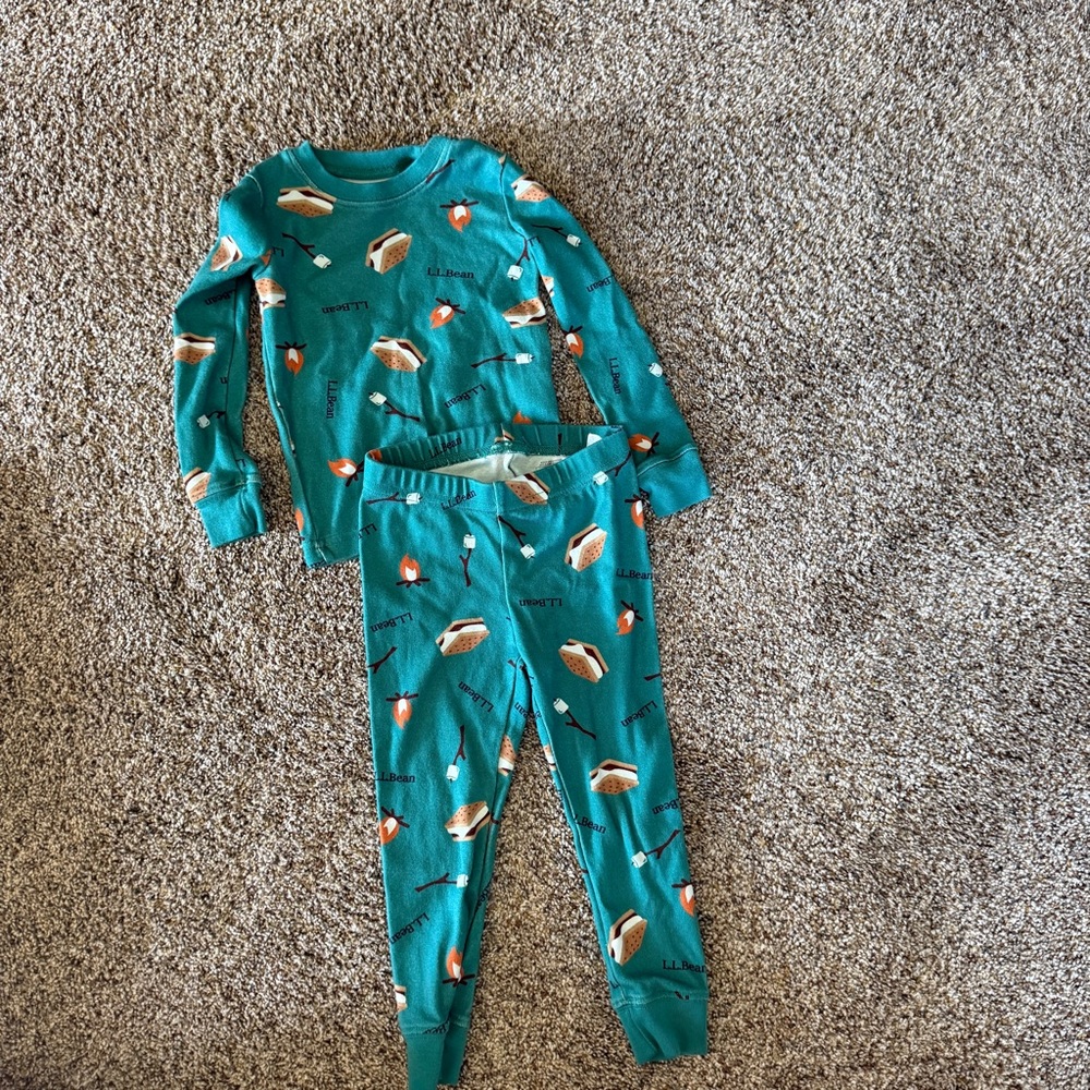 L.L. Bean Campfire Smores Pajama Set with